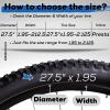 Corki Cycles MTB Bicycle Tubes Fit 27.5 Inch x 1.75/1.95/2.1/2.125/2.4 Mountain Bike Inner Tire Tubes with 48mm Presta(French) Valve,6 Pack view 3
