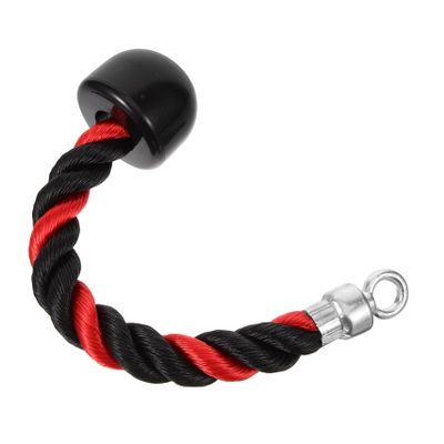 Anneome Tricep Rope Cable Attachment for Gym Single Tricep Rope Carabiner Bicep Attachment Rope Single Cable Rope Fitness Tool for Triceps Training