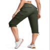 ISEEGZ Hiking Capris for Women with Pockets Lightweight Quick Dry Cargo Capri Travel Pants Women Casual Women's Capris view 1