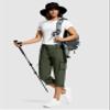 ISEEGZ Hiking Capris for Women with Pockets Lightweight Quick Dry Cargo Capri Travel Pants Women Casual Women's Capris view 4
