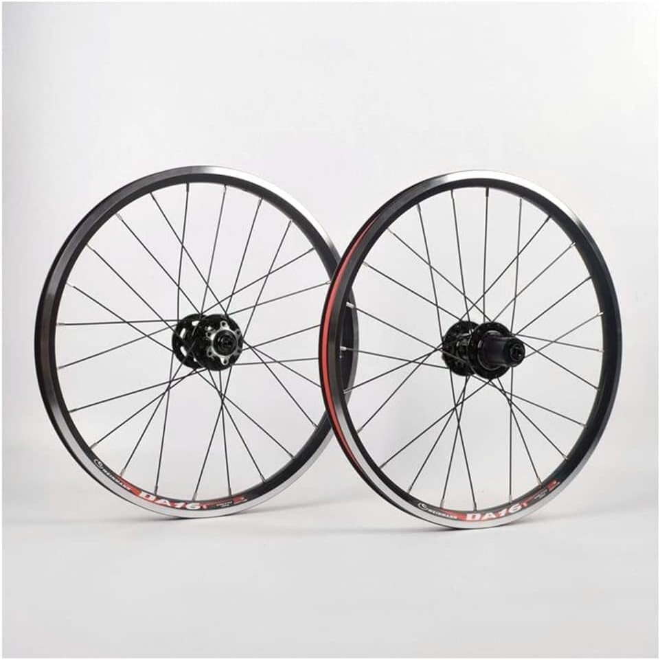 AMeLL Cycling Wheels Mountain Bike Wheelset 20 Inch 451mm Rim V/Bike Quick Release Wheelset 100/135mm
