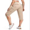 ISEEGZ Hiking Capris for Women with Pockets Lightweight Quick Dry Cargo Capri Travel Pants Women Casual Women's Capris view 1