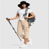 ISEEGZ Hiking Capris for Women with Pockets Lightweight Quick Dry Cargo Capri Travel Pants Women Casual Women's Capris view 4