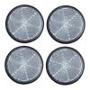 Beatifufu Flashing Bike Reflectors 4pcs Plastic Bike Reflective Pieces Reflective Light for Safety view 1