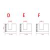 3-Piece Set Kwik Thumb Stud Brass Fits for Buck 110, Steel Push Knife Nail Screw Set (Color : D) view 2
