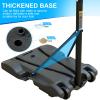 Youth Portable Basketball Hoop Black & White Adjustable Basketball Goal System for Indoor&Outdoor view 4