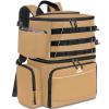 MATEIN Fishing Backpack, Water Resistant Fishing Tackle Box Bag with Rod Holders & Cooler, Gear Gifts for Men view 1