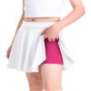 Auranso Girls Bike Shorts Cartwheel Cotton Biker Dance Under Dress Shorts Kids Clothes 4 Pack Purple-Rose Red-Pink-Green 5-6T view 4