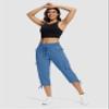 ISEEGZ Hiking Capris for Women with Pockets Lightweight Quick Dry Cargo Capri Travel Pants Women Casual Women's Capris view 3