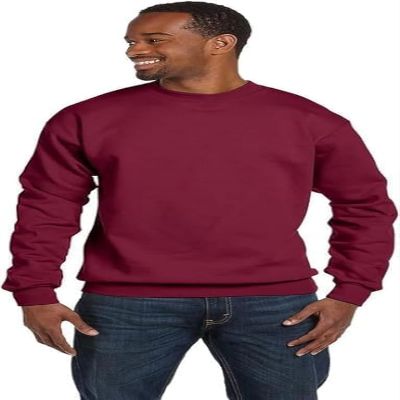 Hanes Men's EcoSmart Sweatshirt, Cardinal, 5X-Large, 1-Pack