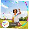 Yardwe Gymnastics Bright Ribbon Multi-use Dance Streamers for Boy Girl Lightweight Material Twirling Accessories for Artistic Dance and Gymnastics Performances view 4
