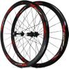 Bicycle Wheelset, Mountain Bike Wheels Road Bike Wheels 700C 40 Mm for 7/8/9/10/11/12 Speeds with Quick Release Mechanism view 1