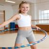 Auranso Girls Bike Shorts Cartwheel Cotton Biker Dance Under Dress Shorts Kids Clothes 4 Pack Black-Grey 5-6T view 3