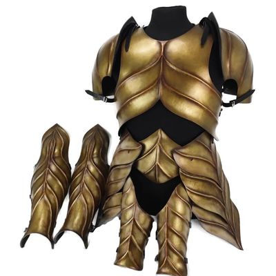 ARTIZANSTORE Medieval Elven, high elf armor, fantasy arm larp armour Halloween Costume (Tasset Belt)