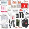 Galaxy 251 Pcs First Aid Kits for Survival Emergency Trauma Military Tactical Medical Hunting Camping Hiking Fishing IFAK EMT Bag (Black Color 251 Pcs) view 4