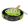 Camping Cookware Outside Camping Cooking Set Mess Kit with Flat-Bottomed Pot Kettle Chopping Board for Camping Picnic view 4