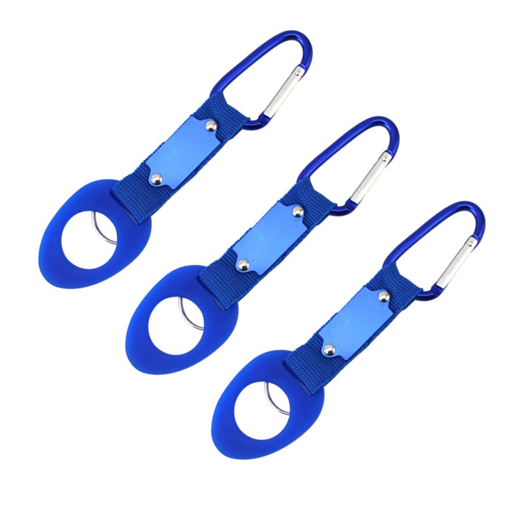 3pcs Portable Water Bottle Hook Buckle Clip for Outdoor Activities Securely Attach Kettle Holder to Backpack Belt