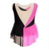 JEATHA Kids Girls Shiny Rhinestones Sleeveless Figure Skating Dress Dance Costume Ballet Dancewear Hot Pink E 16 Years view 4