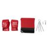Punching Bag for Adults,Heavy Speed Boxing Bag Set with Gloves for Home Gym Kickboxing Boxing Karate MMA Muay Thai Training,Holds up to 33LBS (3.9ft,Red) view 4