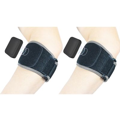Elbow Pad,Tennis Elbow Braces (1 Pair) for Tendonitis and Tennis Elbow,Golfers Elbow Forearm Brace Straps for Men and Women,Neoprene Wraps Support Band Relief, baseball Lacrosse Arm Pads Guard