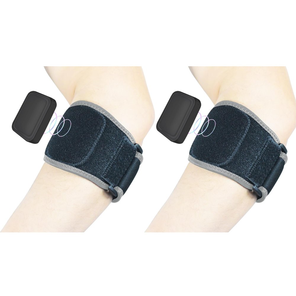 Elbow Pad,Tennis Elbow Braces (1 Pair) for Tendonitis and Tennis Elbow,Golfers Elbow Forearm Brace Straps for Men and Women,Neoprene Wraps Support Band Relief, baseball Lacrosse Arm Pads Guard