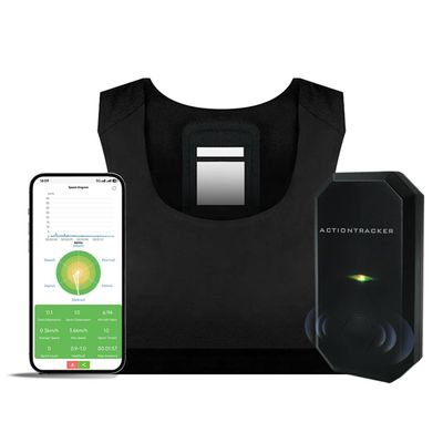 QUELINGSPORT Athlete Series GPS Football Activity Tracker Sports Football Performance Tank Top Wearable Technology APP Control (S)