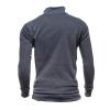 Mens Casual Sport Jacket Premium Slim Fit Zip Up Comfort Stand Collar Track Jacket Athletic Fitness Fashion Urban Lifestyle Coolboy Streetwear Tops Dark Gray view 2