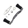 95mm Carbon Fiber Baitcasting Reel Handle Left or Right Side Installation DIY Replacement Accessory (CAMO Black, Right-Handed) view 1
