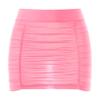 ACSUSS Sexy Women's Sheer Ultra See Through Low Waist Micro Mini Skirts Pencil Skirt Pink A One Size view 3