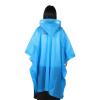 PATIKIL Rain Ponchos for Adults, 3 Pack Waterproof Raincoats with Hood, Reusable EVA Impermeable Rain Jackets for Hiking Outdoor Activities, Purple view 4