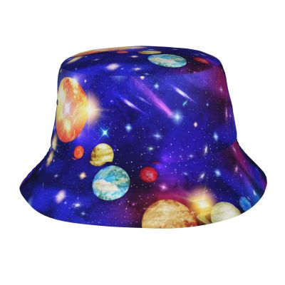 Cute Bucket Hat Planet Bucket Hat Travel Fisherman Hat Funny Sun Hat