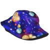 Cute Bucket Hat Planet Bucket Hat Travel Fisherman Hat Funny Sun Hat view 2