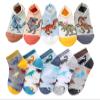 CHUNG Little Boys Thin Half-Mesh Low Cut Ankle Height Socks Summer 2-9Y Dinosaur, 10pk NJ-012,7-9Y view 1