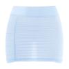 ACSUSS Sexy Women's Sheer Ultra See Through Low Waist Micro Mini Skirts Pencil Skirt Sky Blue A One Size view 3