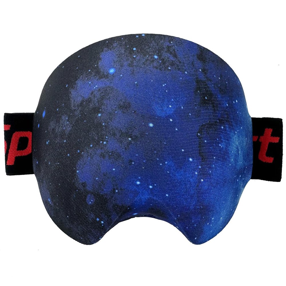 Wanty Lycra Microfiber Ski Snowboard Goggle Cover Sleeve Protectors for Lens Protection Travel Storage (Blue)