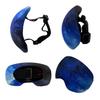 Wanty Lycra Microfiber Ski Snowboard Goggle Cover Sleeve Protectors for Lens Protection Travel Storage (Blue) view 2