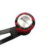 Mr. Z 95mm Carbon Fiber Baitcasting Reel Handle Left or Right Side Installation DIY Replacement Accessory (CAMO Red, Left-Handed) view 4