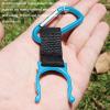 5pcs Hiking Bottle Holde,Water Bottle Clip Buckle Holder,5 PCS Portable Colorful Bottle Carabiner Holder Hook with D-Ring Hook for Camping Hiking Traveling view 4