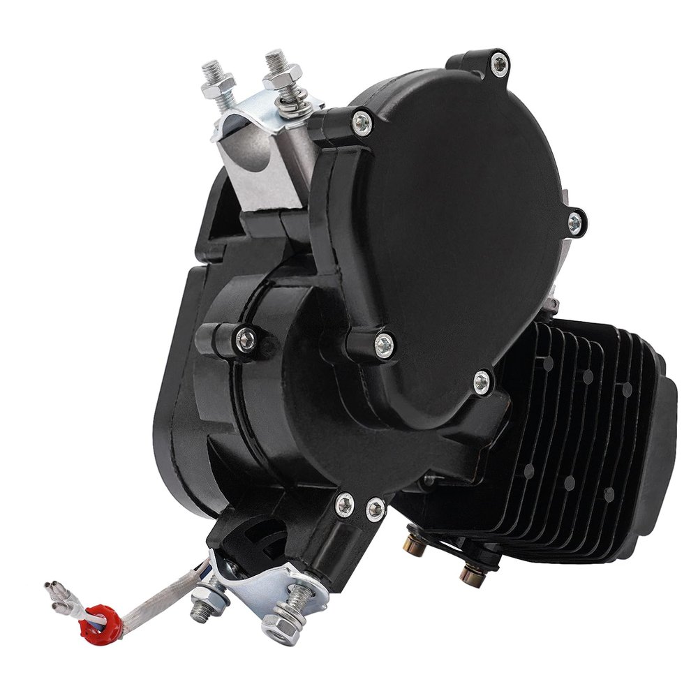80cc Bicycle Engine, 2-Stroke Motorized Bicycle,Bike Motor with Wired Digital Computer Fit for 26-28" Bikes
