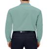 Alimens & Gentle Mens Dress Shirts 4-Way Stretch Long Sleeve Collared Casual Solid Wedding Dating Button Down Shirt Sage Green view 2