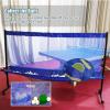 RESKIU Large Metal Frame Table Tennis Ball Catch Net, Rockible Movable Table Tennis Ball Catch Net, Ping Pong Recycle Catcher Equipment, Training Tool for Multi Ball Drills,B view 2