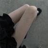 FOMOYUU Women's Heart Printed Tights Multicolor Semi Sheer High Waist Stockings Pantyhose Elastic Render Pants (White Bow C, One Size) view 4
