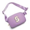 Gitus Birthday Gifts for 8 9 10 11 12 13 Year Old Girls Personalized Fanny Pack Crossbody Bags with Initial Letter Patch Belt Bag for Teen Girls Cute Trendy Stuff Travel Essentials (Lavender-S) view 1