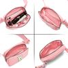 Gitus Birthday Gifts for 8 9 10 11 12 13 Year Old Girls Personalized Fanny Pack Crossbody Bags with Initial Letter Patch Belt Bag for Teen Girls Cute Trendy Stuff Travel Essentials (LightPink-K) view 4