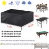 YoiTs Pool Table Cover Full Protection 7Ft/8Ft/9 Ft,210D Oxford Cloth Full Protection Pool Table Cover with Drawstring for Snooker Table-Green||9ft:113x61x32in view 4