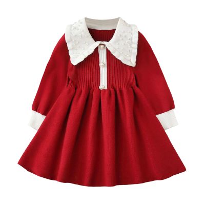 Baby Girls Dress for Chinese New Year, Kids Girl Long Sleeve Tang Suit Traditional Dress