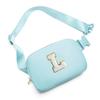 Gitus Birthday Gifts for 8 9 10 11 12 13 Year Old Girls Personalized Fanny Pack Crossbody Bags with Initial Letter Patch Belt Bag for Teen Girls Cute Trendy Stuff Travel Essentials (Icingblue-L) view 1