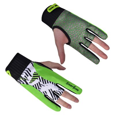 GANAZONO Silicone Bowling Gloves Right Hand Bowling Vibration Reduction Professional Breathable Sports Gloves Size l