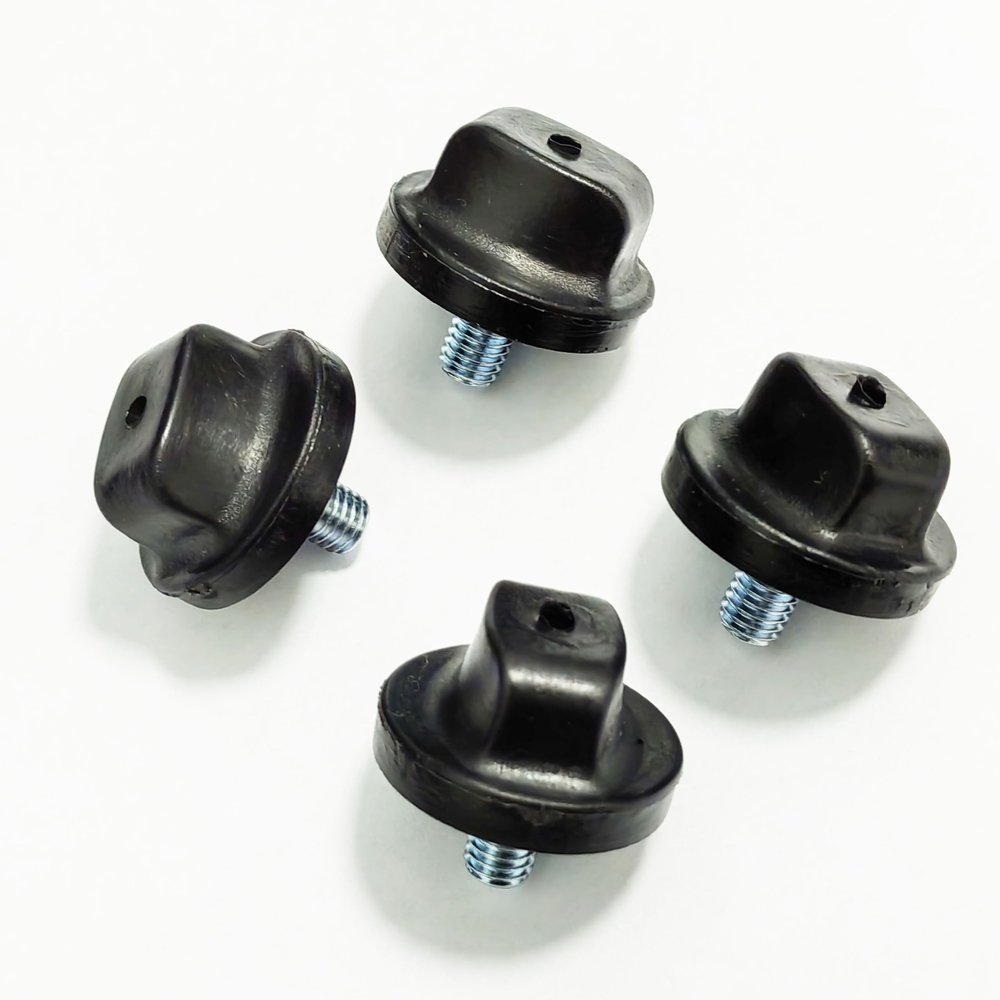 UP100 4 Pieces M5 Strong Snowboard Binding Adjustment Screw for Snowboard Binding Hole Straps Fixing