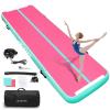 HMTAOLIFE Inflatable Air Gymnastics Mat Tumble Track, 6.6/10/13/16/20ft Tumbling Mat Air Tumbling Track, Air Training Mat with Air Pump for Home/Water Fun/Gym/Yoga/Training/Cheerleading view 1